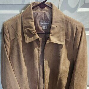 Tan Jay Suede Jacket Size 14 Tan Color